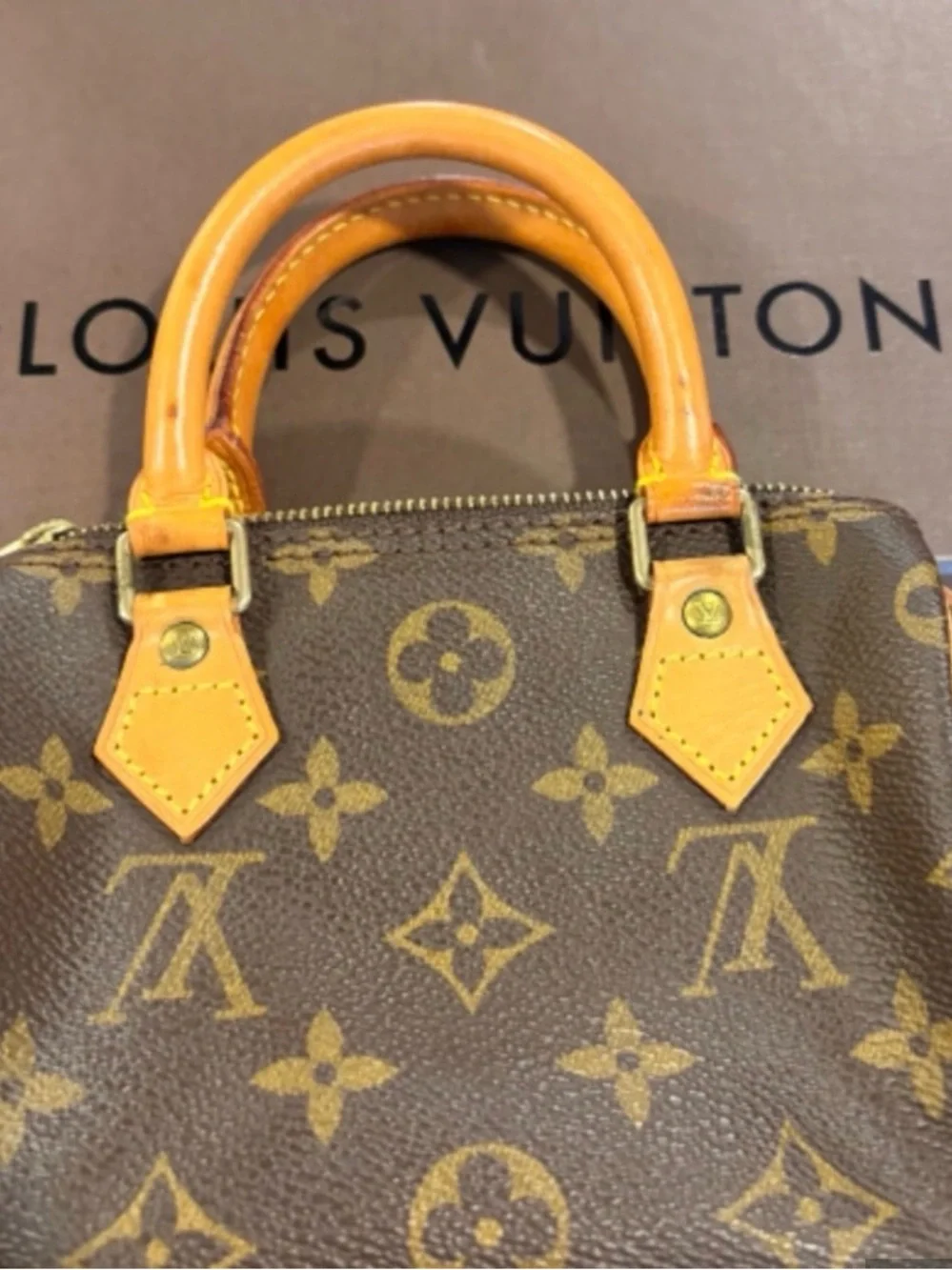 Louis Vuitton Monogram Mini Top-Handle Bag - Brown & Tan